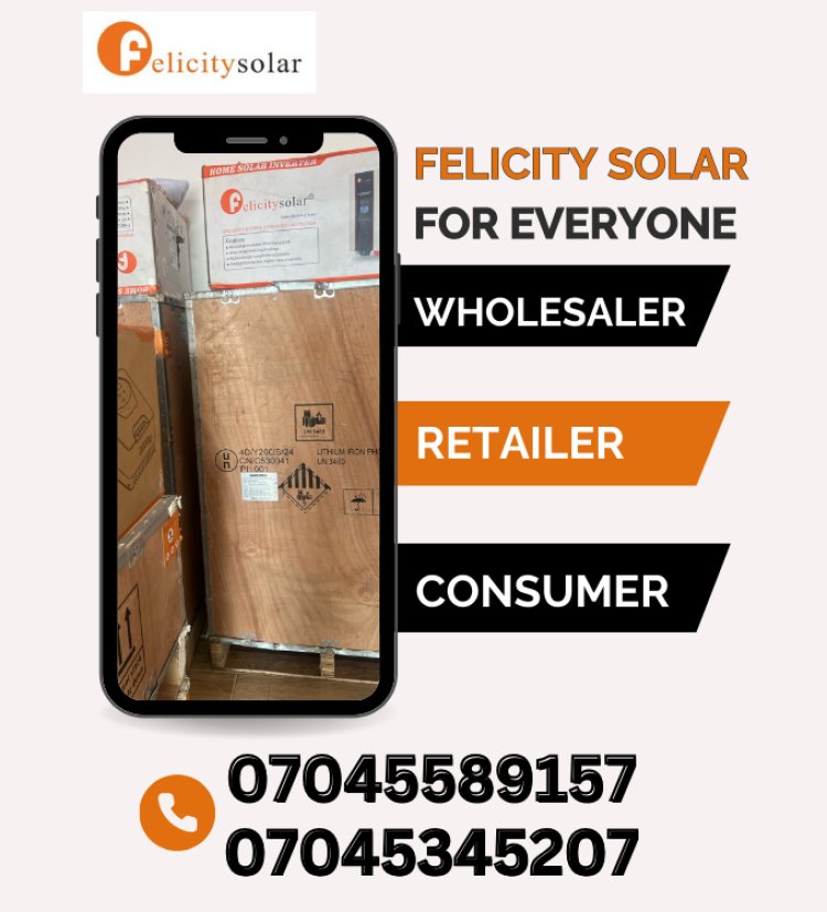 Felicity Solar Company in Lagos, Nigeria - Solar Installation and Sales Price